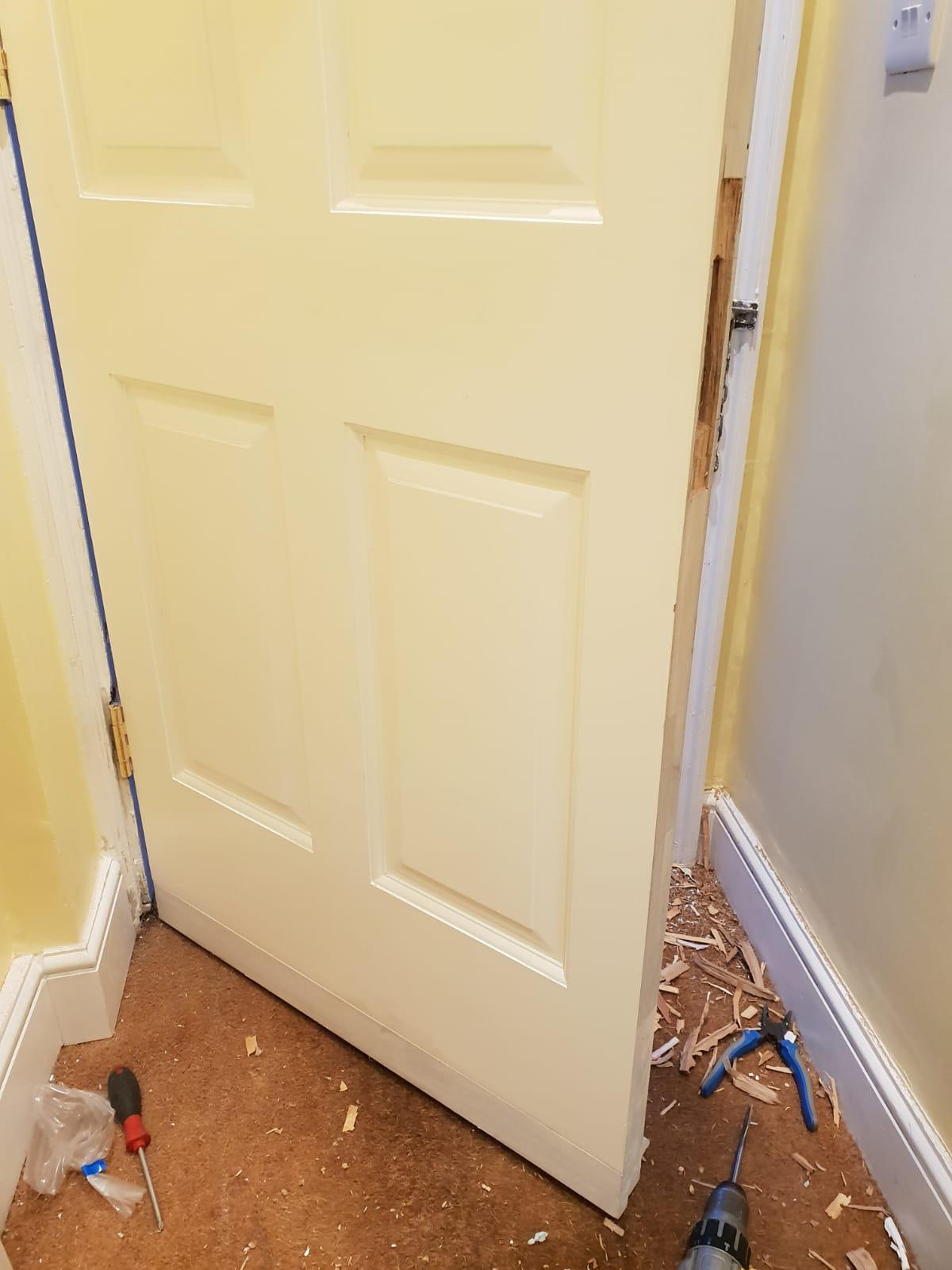 White-door-lock-service